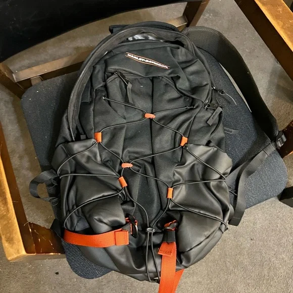 Harley-Davidson Black Backpack with Orange Highlights - Picture 8 of 8